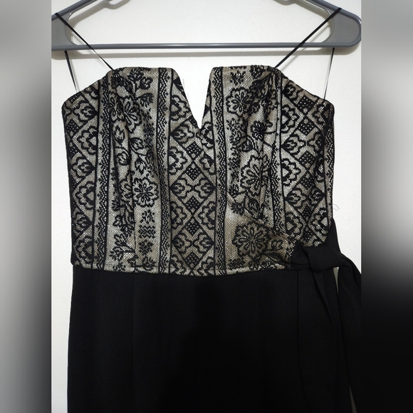 Francesca's Venice Strapless Front Tie Jumpsuit (Size small) - Picture 8 of 10